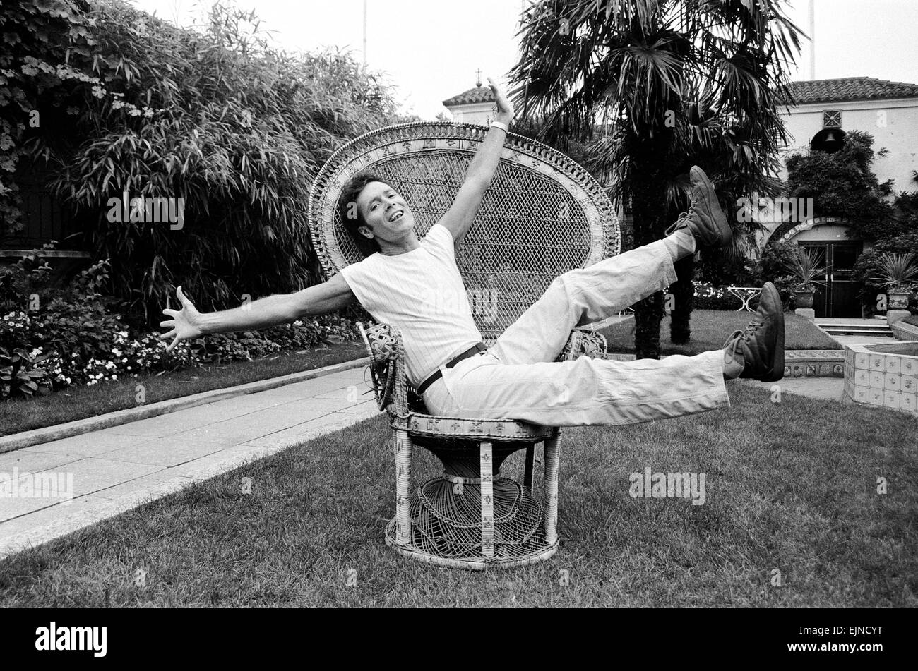 Cliff Richard feiert 25 Jahre im Musikgeschäft. 29. September 1983 *** lokalen Caption *** Watscan--19.05.2010 Stockfoto