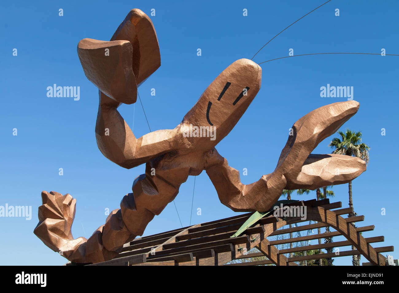 La Gamba oder Gambrinus von Javier Mariscal, Barcelona, Spanien