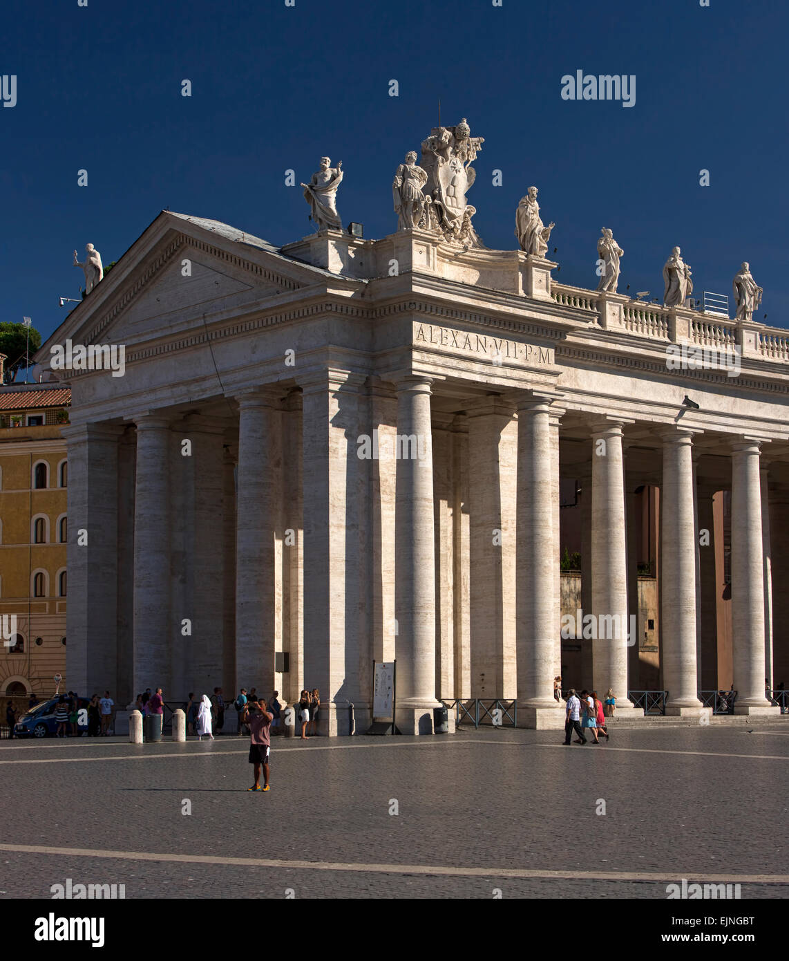 Rom, Italien-Denkmal zu Fuß zum Vatikan panorama Stockfoto