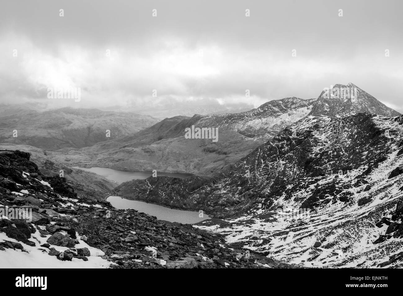 Snowdonia-Nationalpark in Wales Stockfoto