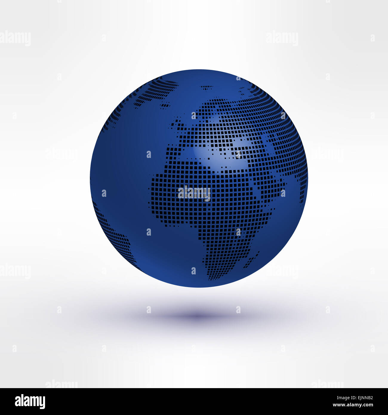 Afrika, Naher Osten, Arabien und Indien weltweit Stockfoto