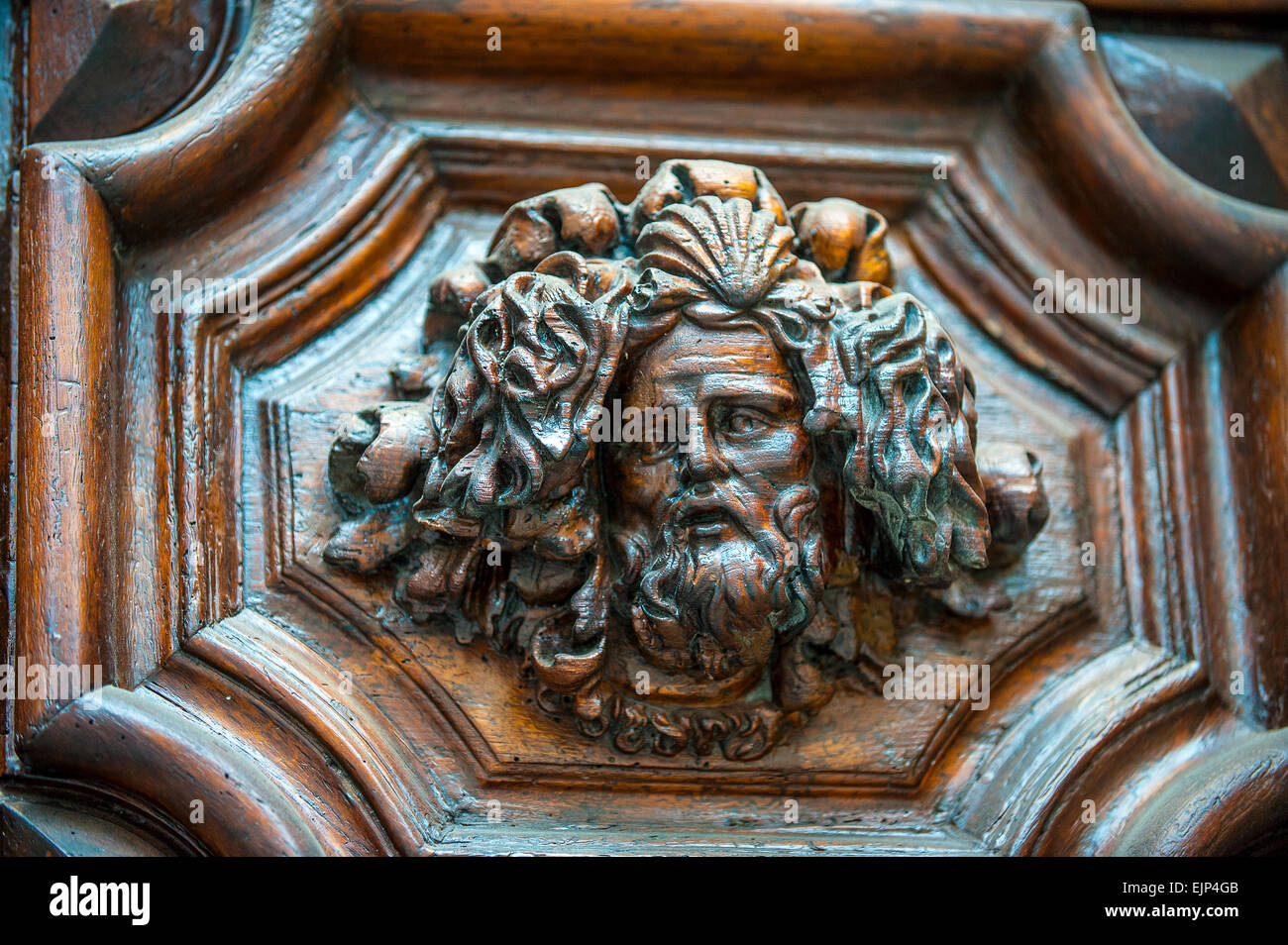 Italien Piemont Turin Palast Trucchi di Levaldigi "die Tür des Teufels" Stockfoto