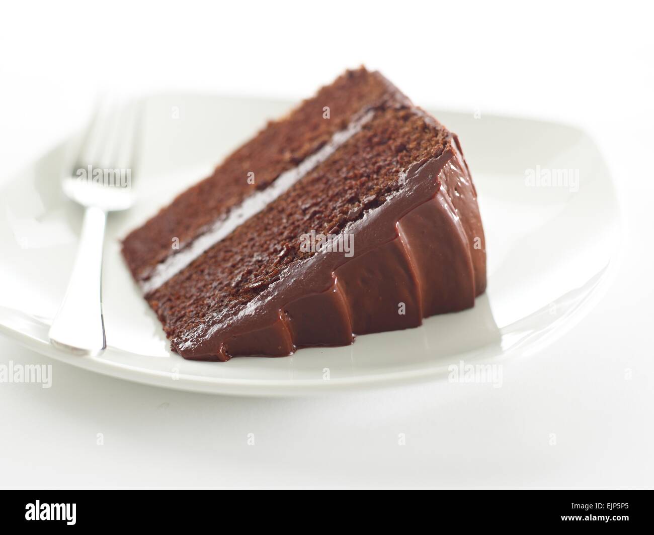Schokolade Kuchen Stockfoto