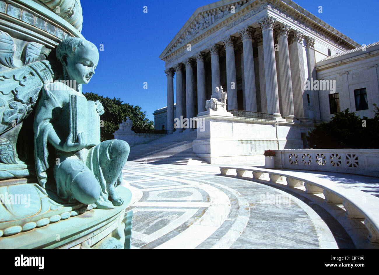 Der oberste Gerichtshof der Vereinigten Staaten, Washington, DC, USA. Stockfoto