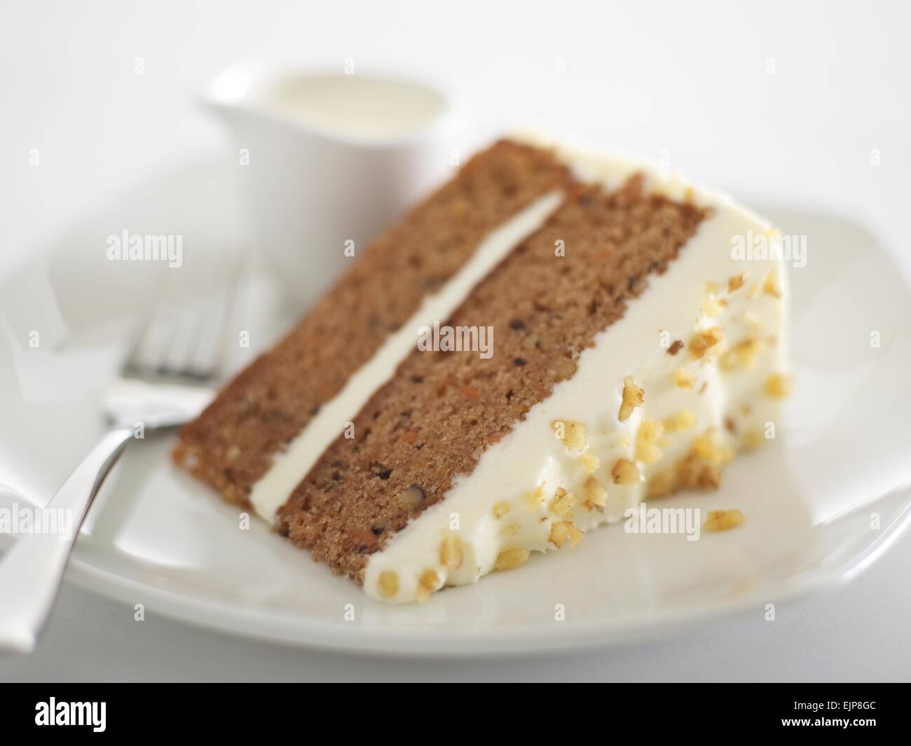 Walnuss-Kuchen Stockfoto