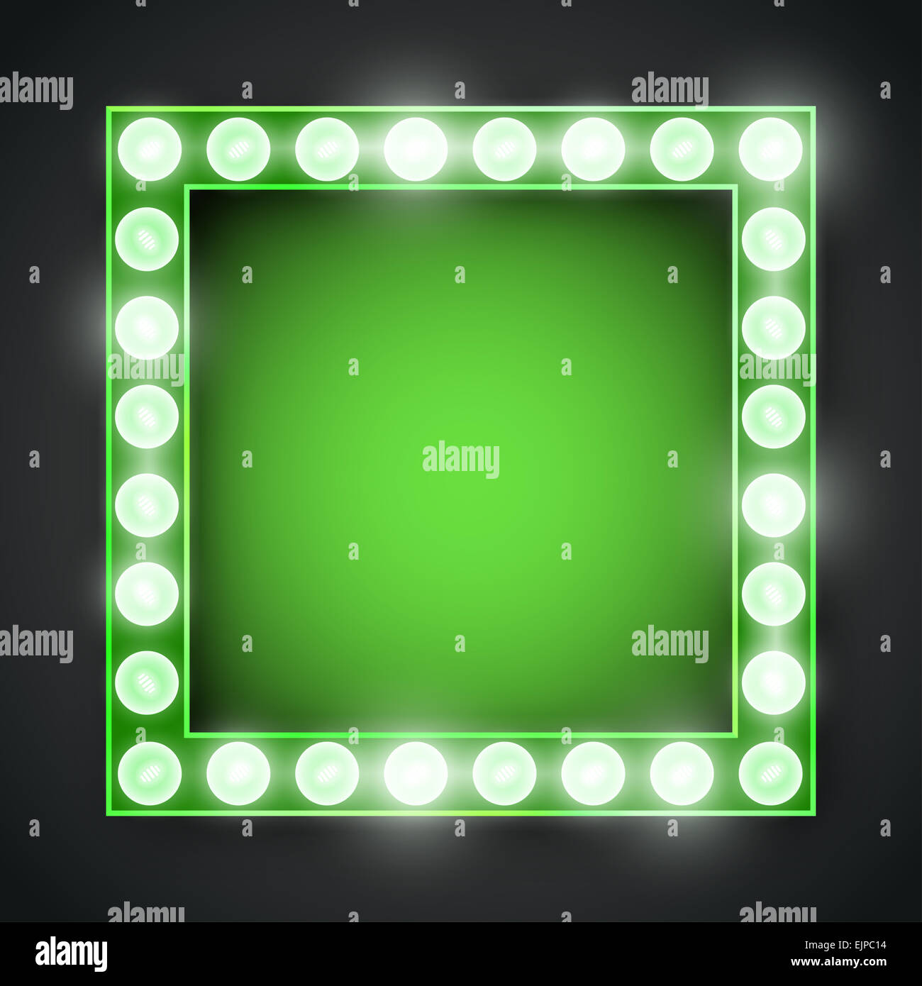 Frame-Lampe Stockfoto