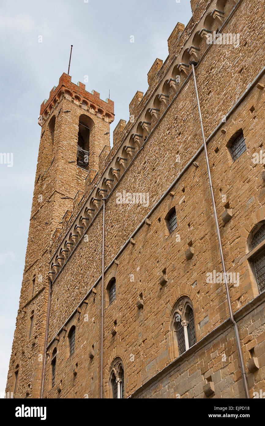 Der Bargello in Florenz, Italien Stockfoto