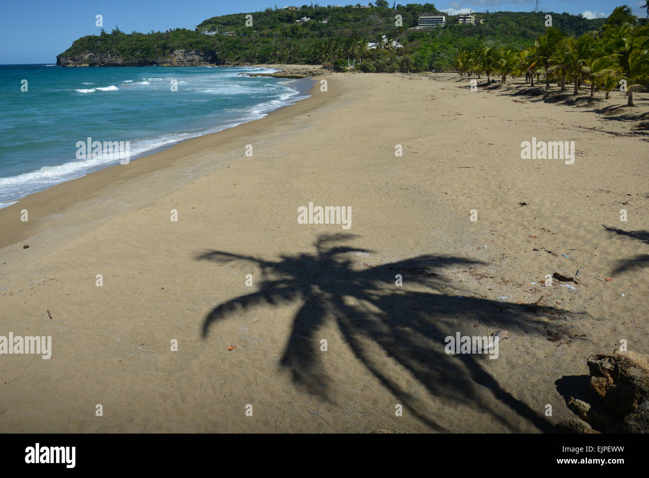 Guajataca Strand. Isabela, Puerto Rico. US-Territorium. Karibik-Insel. Stockfoto