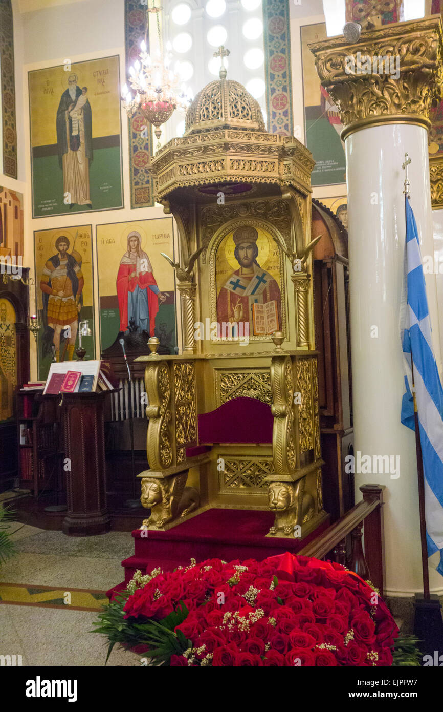 Saint Constantine und Helen griechisch orthodoxe Kathedrale Brooklyn New York City Stockfoto