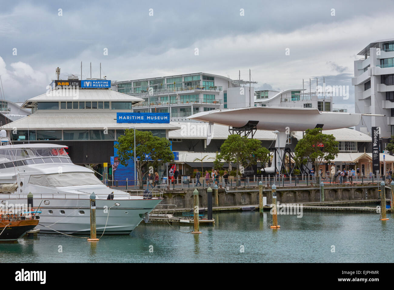 Voyager Maritime Museum, Auckland, Nordinsel, Neuseeland Stockfoto