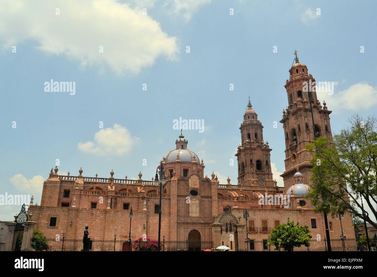 Kathedrale von Morelia, Michoacan, Mexiko Stockfoto