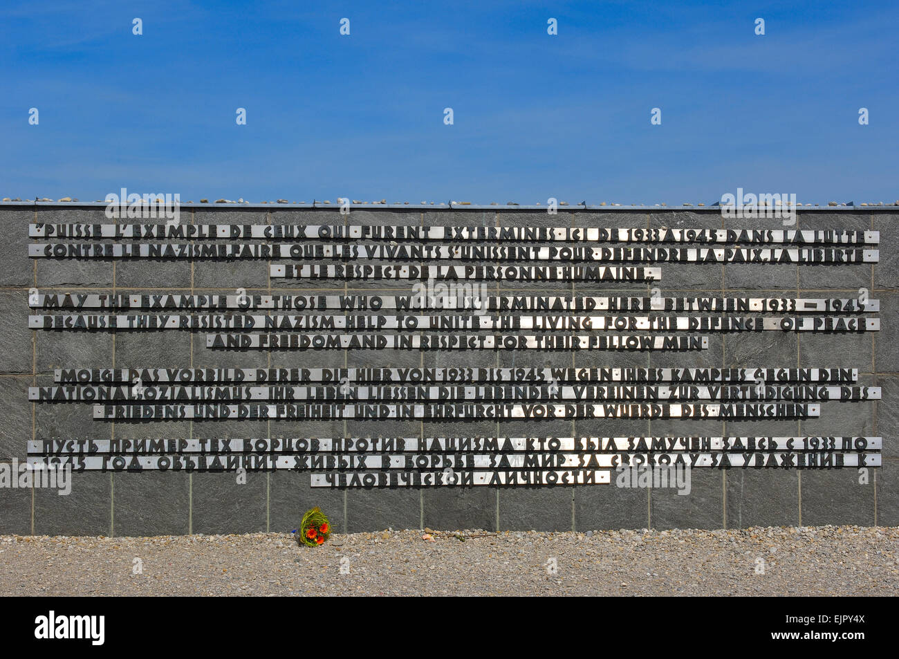 Dachau, KZ, Memorial Site, Bayern, Deutschland, Europa. Stockfoto