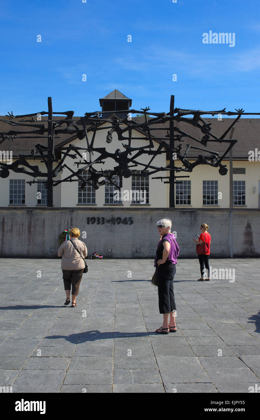 Dachau, KZ, Memorial Site, Bayern, Deutschland, Europa. Stockfoto