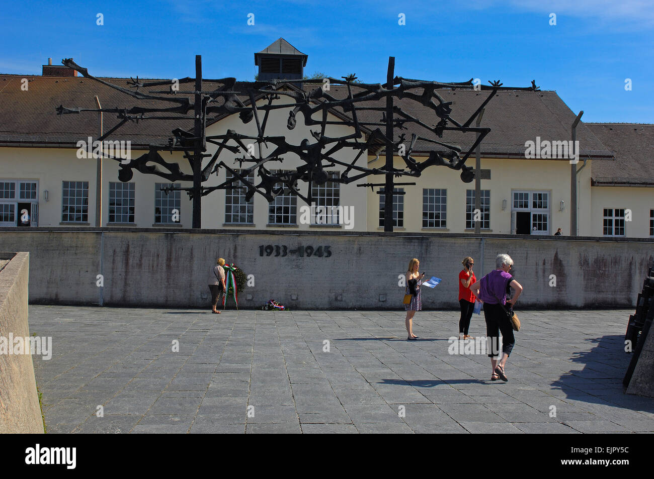 Dachau, KZ, Memorial Site, Bayern, Deutschland, Europa. Stockfoto