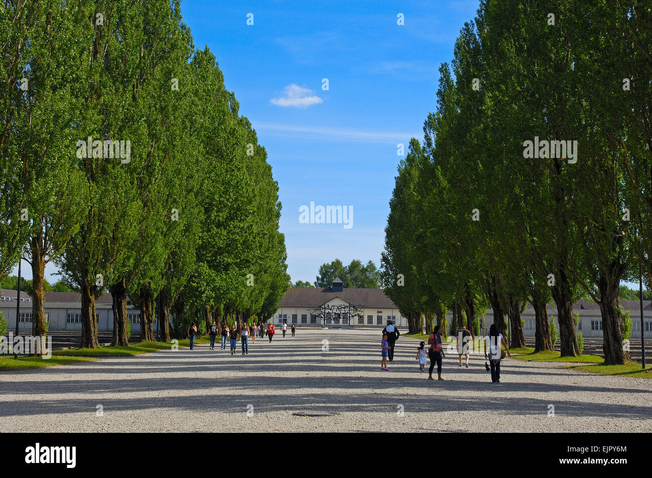 Dachau, KZ, Memorial Site, Bayern, Deutschland, Europa. Stockfoto