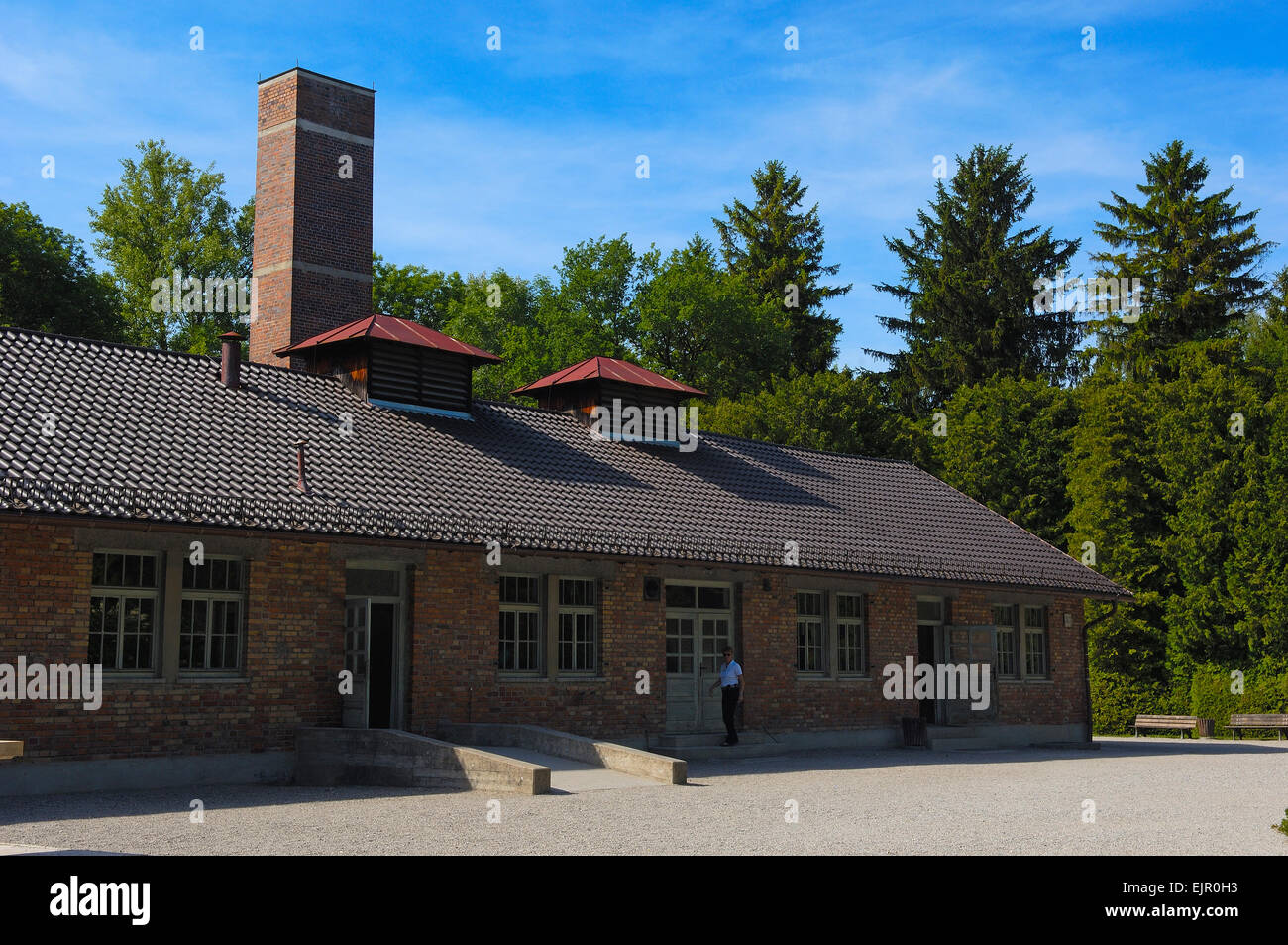 Dachau, KZ, Memorial Site, Bayern, Deutschland, Europa. Stockfoto