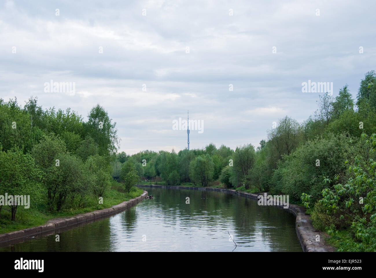 Ostankino-Turm Stockfoto