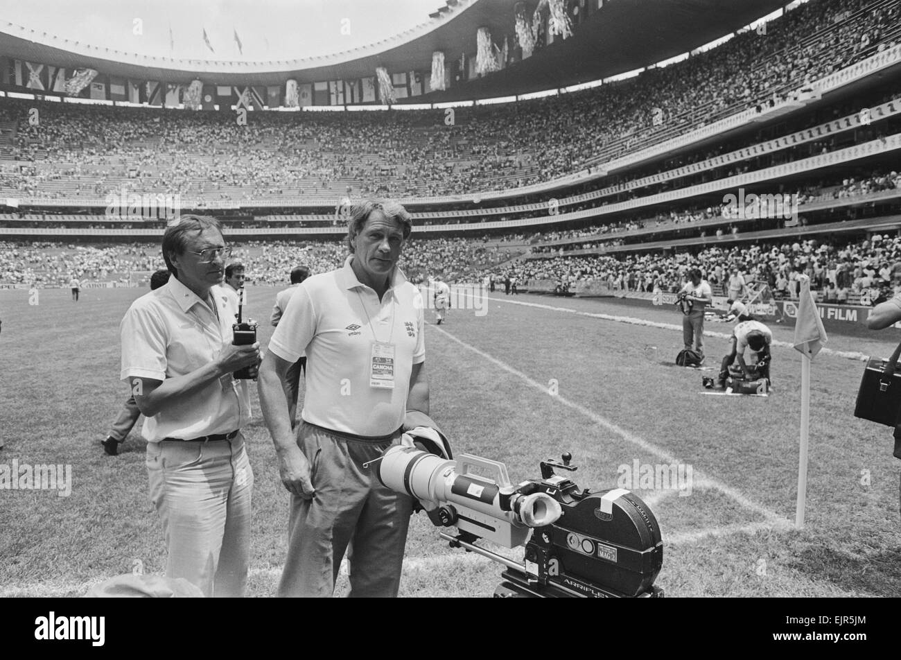 Argentinien V England World Cup Viertel Finale match bei Azteca-Stadion in Mexiko-Stadt, 22. Juni 1986. Endstand: Argentinien 2-1 England Stockfoto