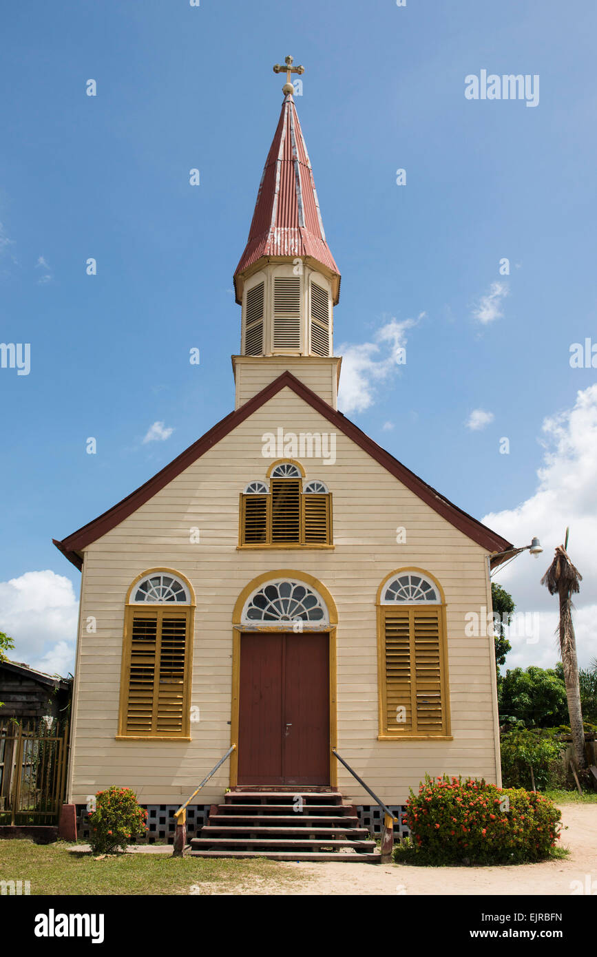 Holzkirche, Paramaribo, Suriname Stockfoto