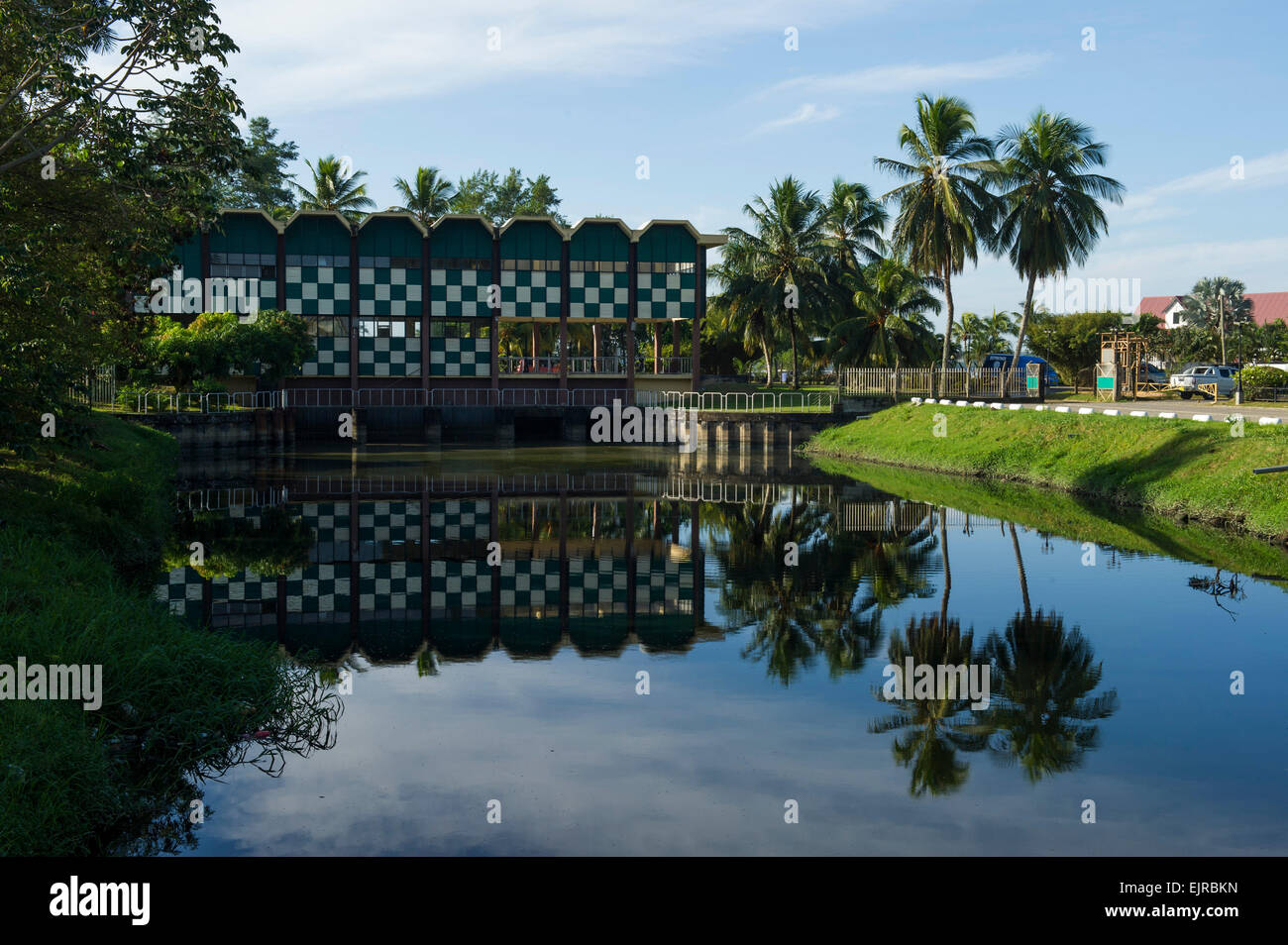 Modernes Gebäude, Paramaribo, Suriname Stockfoto