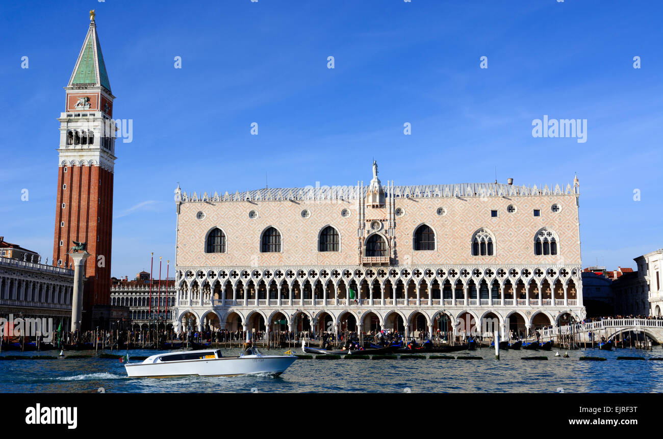 Markusplatz, San Marco Platz, Venedig, Italien. Stockfoto