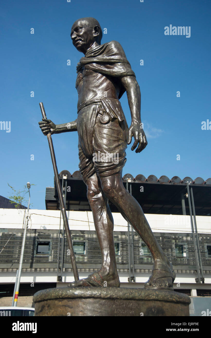 Mahatma Gandhi-Statue, Paramaribo, Suriname Stockfoto