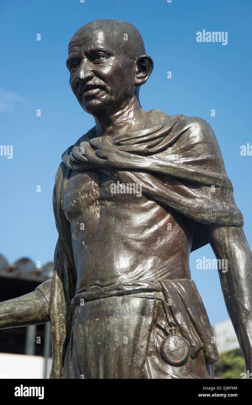 Mahatma Gandhi-Statue, Paramaribo, Suriname Stockfoto