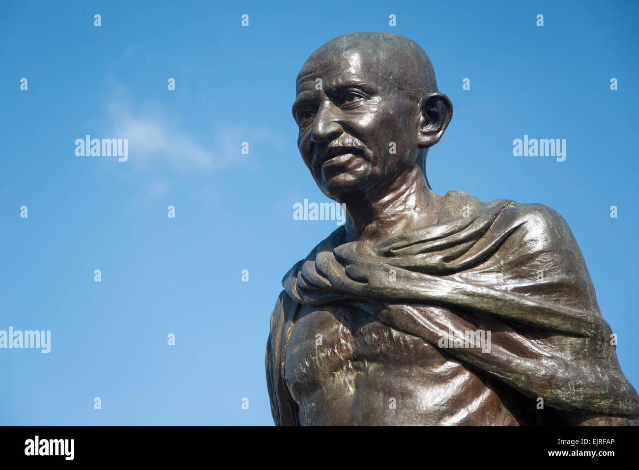 Mahatma Gandhi-Statue, Paramaribo, Suriname Stockfoto