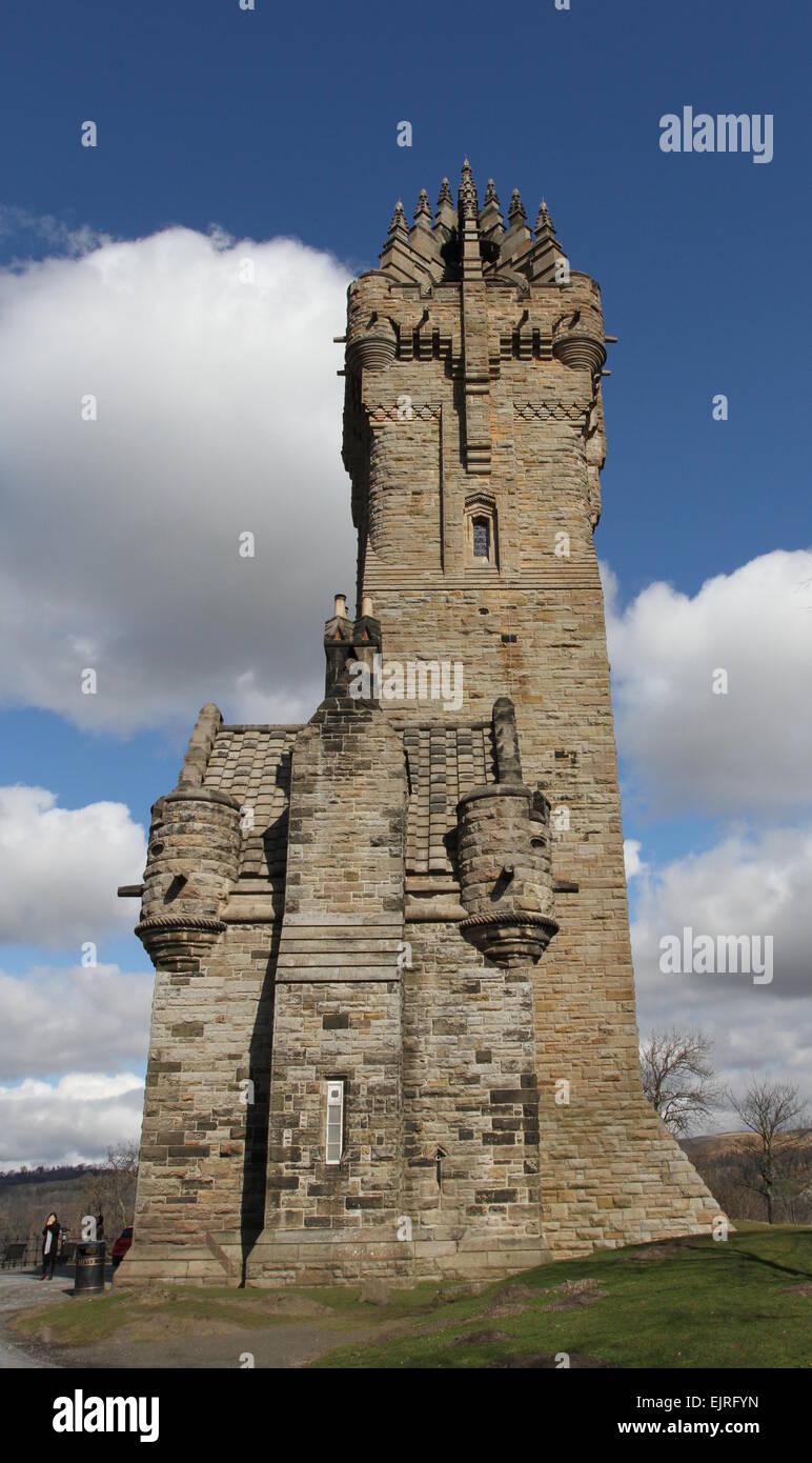 William Wallace Monument Stirling Schottland März 2015 Stockfoto