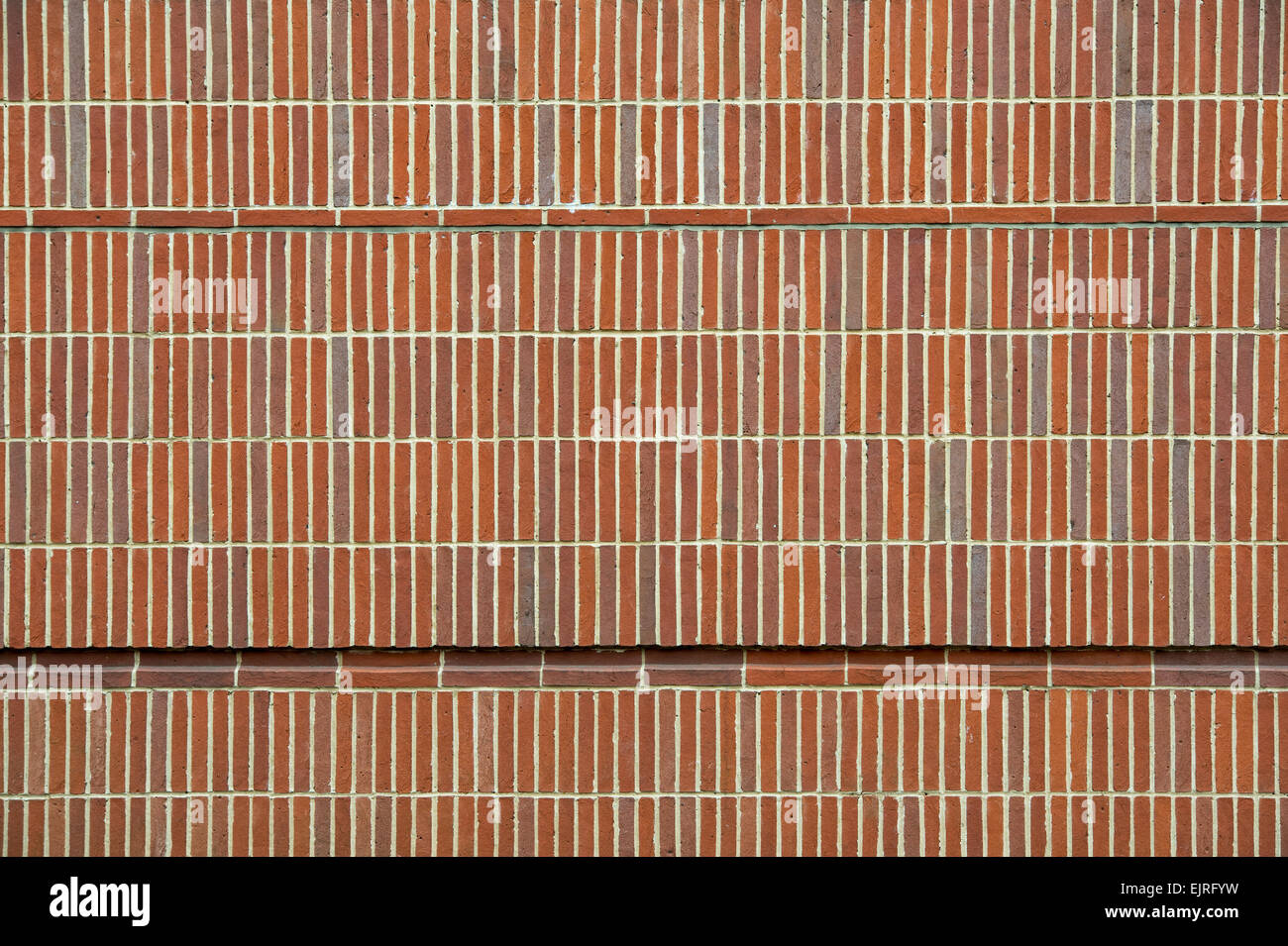 Ziegel-Wand-Fassade, Keble College in Oxford, England Stockfoto