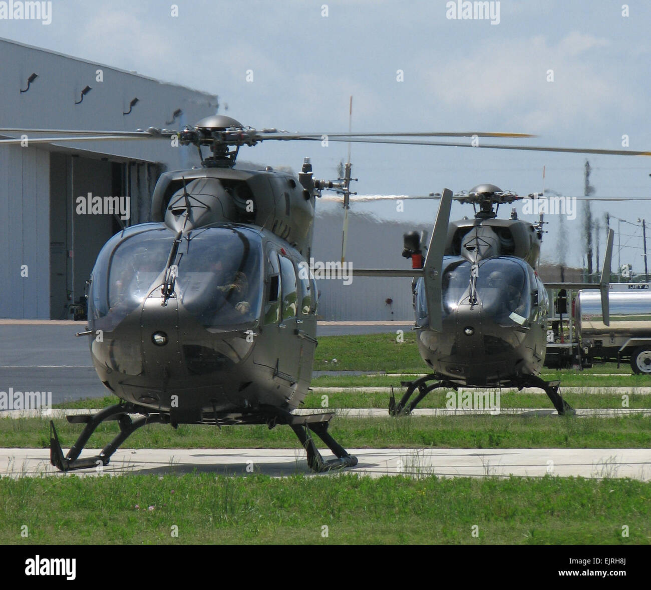 UH-72A Lakota Light Utility Helicopter in Tupelo, Mississippi.  von Jodie Whittington bei American Eurocopter Stockfoto