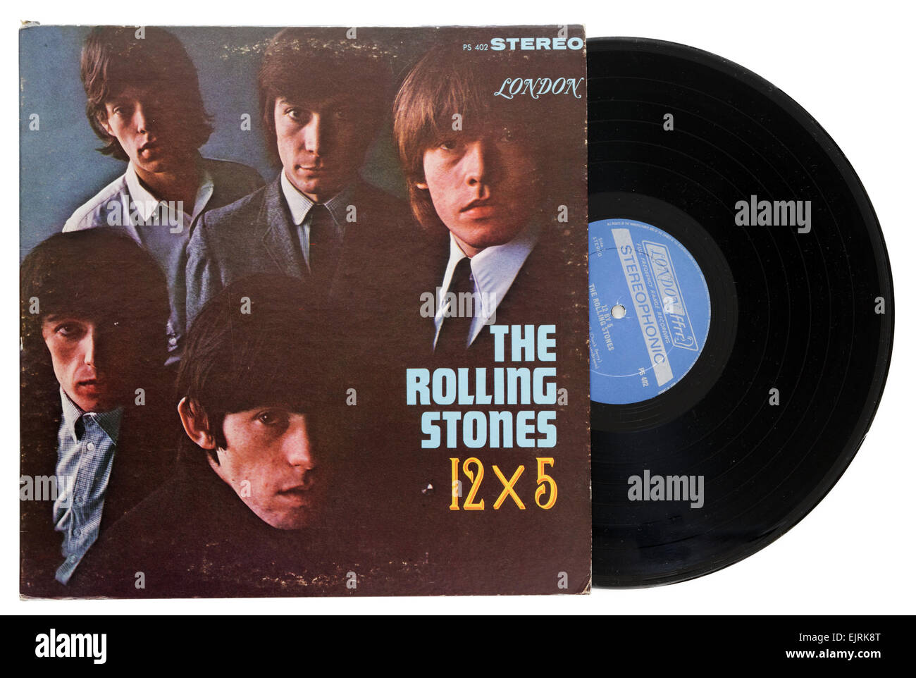 Die Rolling Stones 12 x 5 album Stockfoto