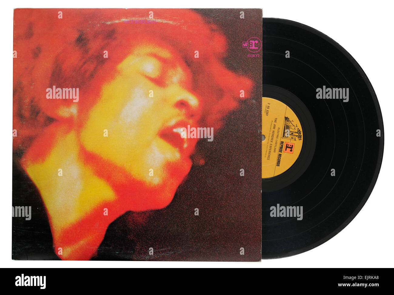 Jimi Hendrix Experience Album Electric Ladyland Stockfoto