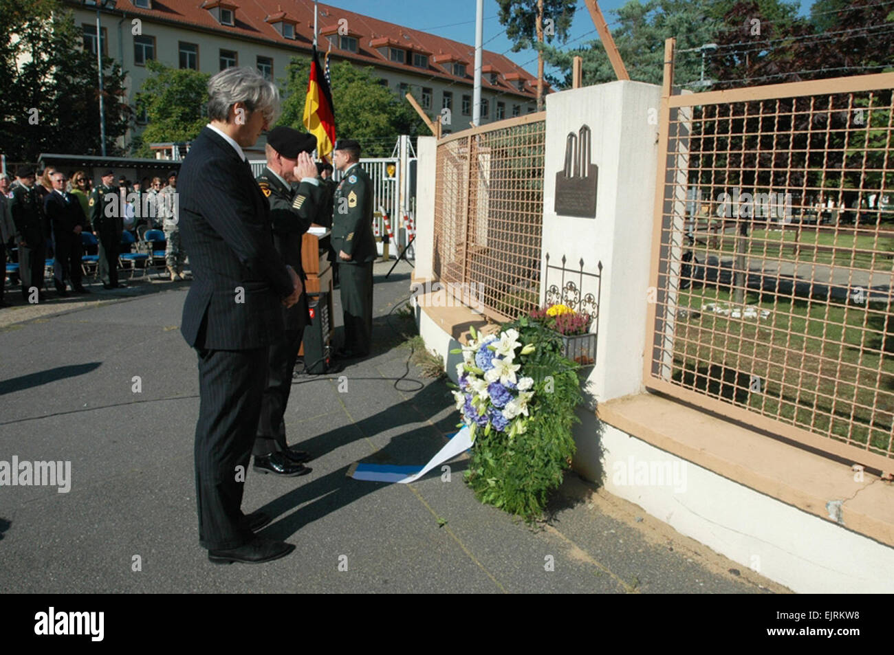 Darmstadt Deutschland Oberstleutnant Dan Mcfarland Kommandeur