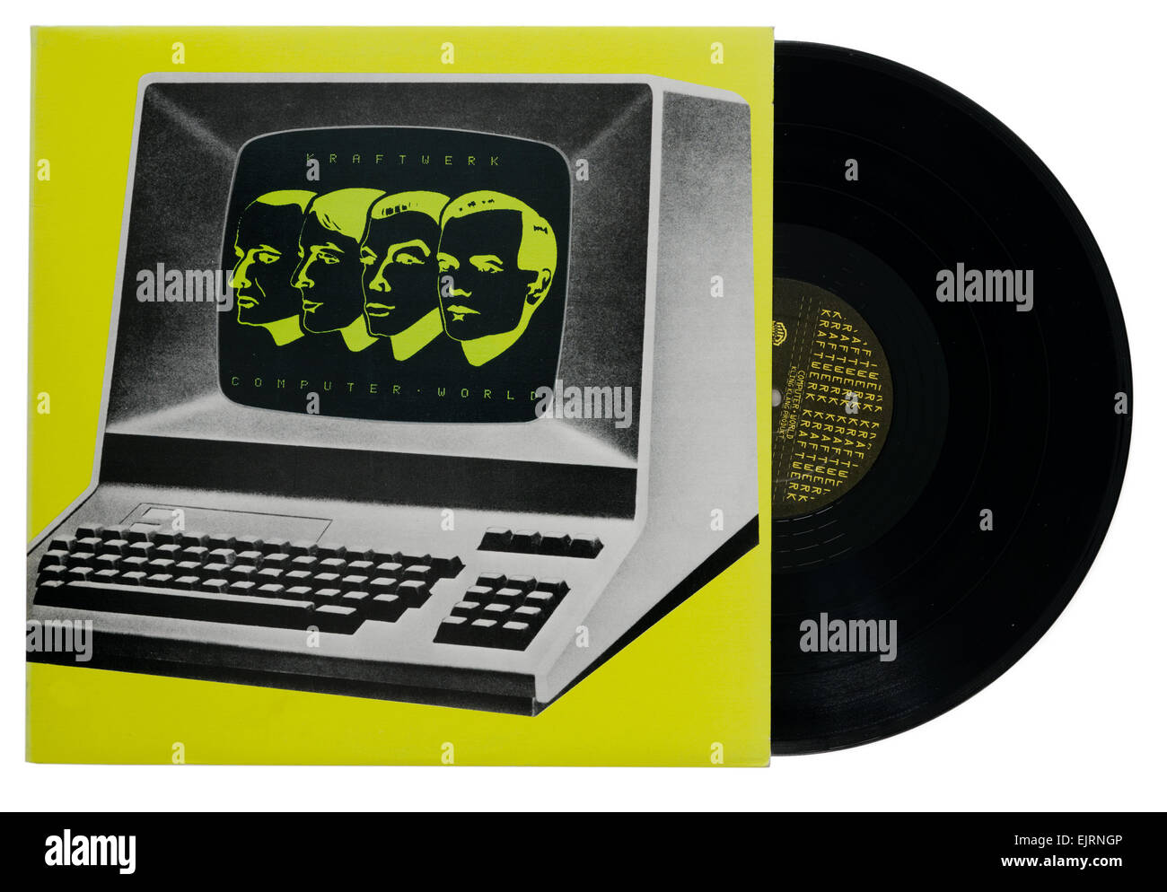 Kraftwerk-Computerwelt album Stockfoto
