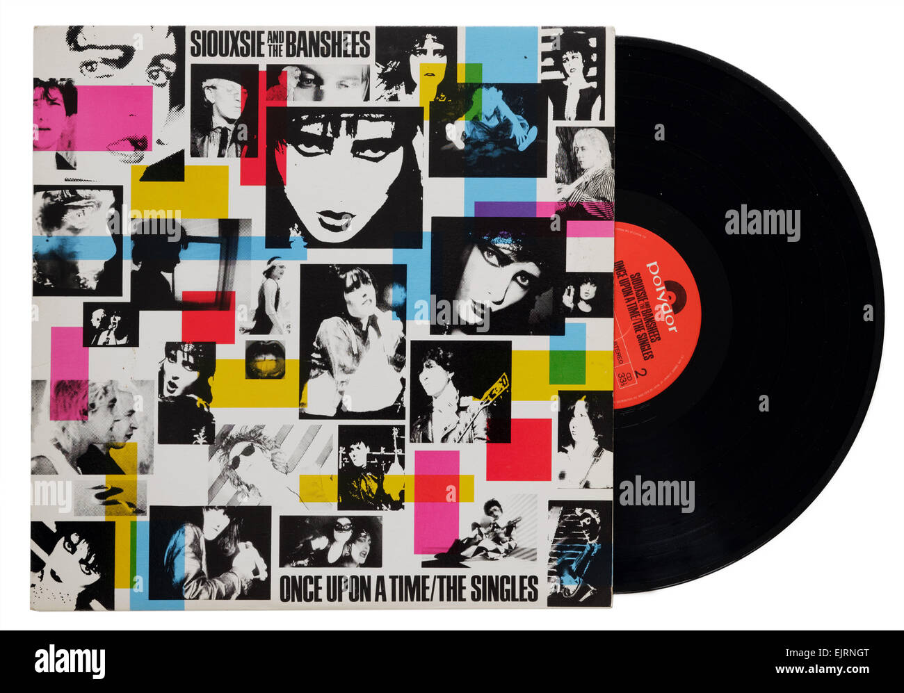 Siouxsie und die Banshees Singles Zusammenstellung Once Upon a Time Stockfoto