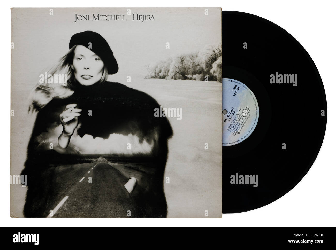 Joni Mitchell Hejira album Stockfoto