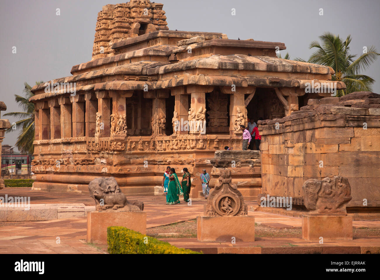 Durga-Tempel in Aihole, Karnataka, Indien, Asien Stockfoto