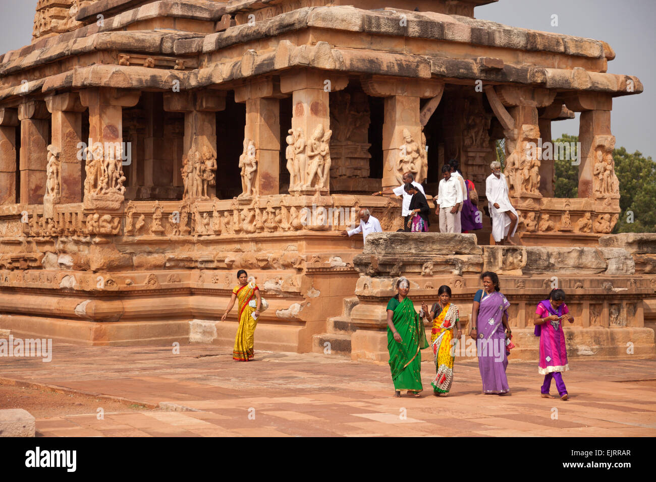 Durga-Tempel in Aihole, Karnataka, Indien, Asien Stockfoto