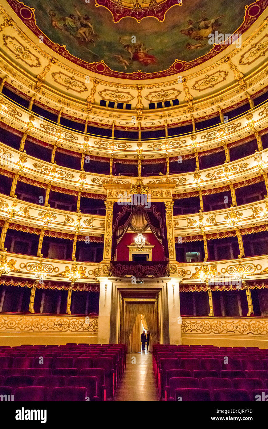 Italien, Parma, Teatro Regio Stockfoto