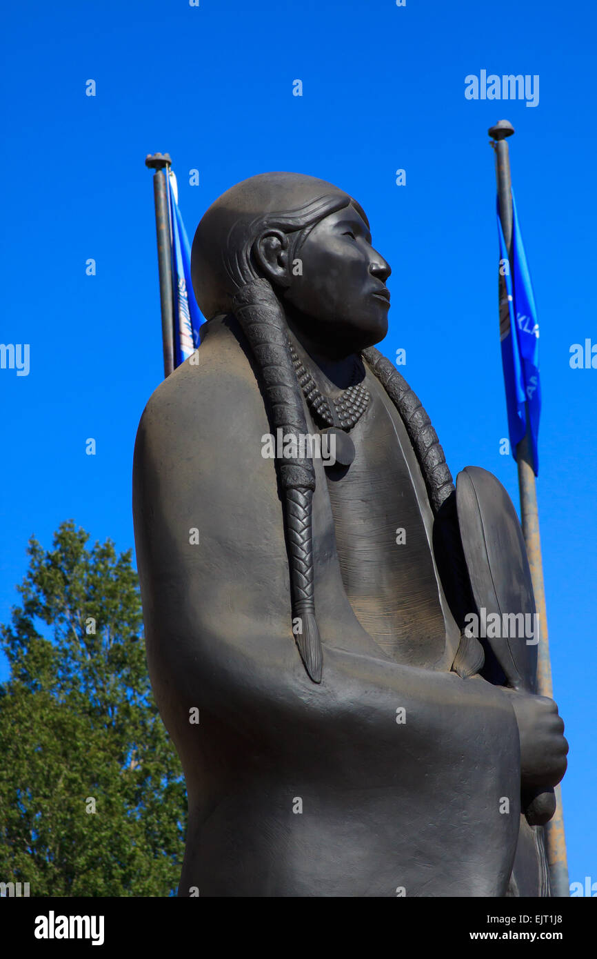 "Solange die Gewässer fließen" Stockfoto