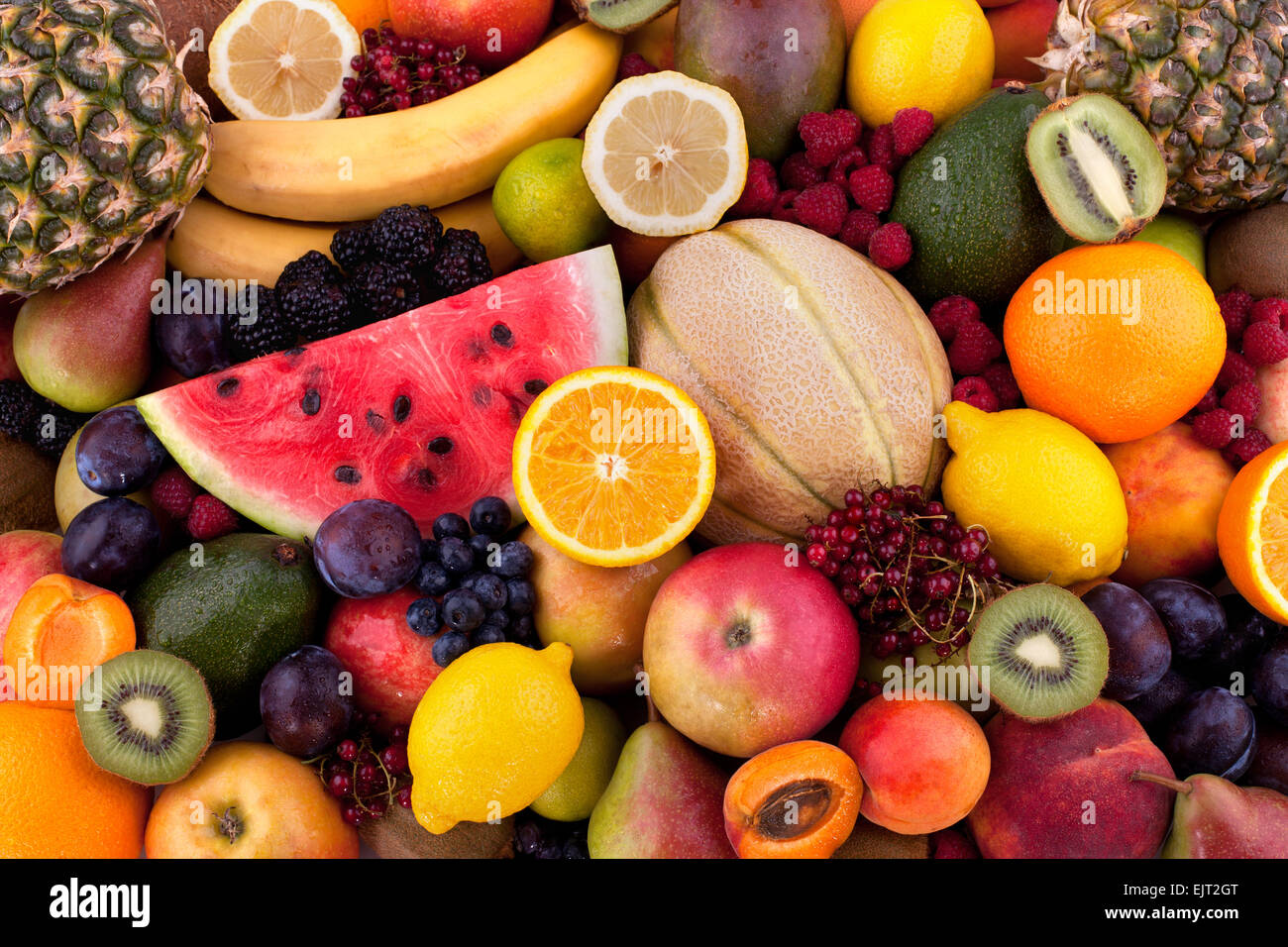 Früchte und Beeren Stockfoto