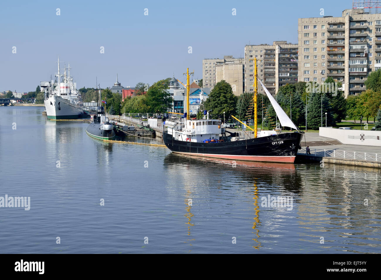 Damm von Peter dem großen. Kaliningrad, Russland Stockfoto