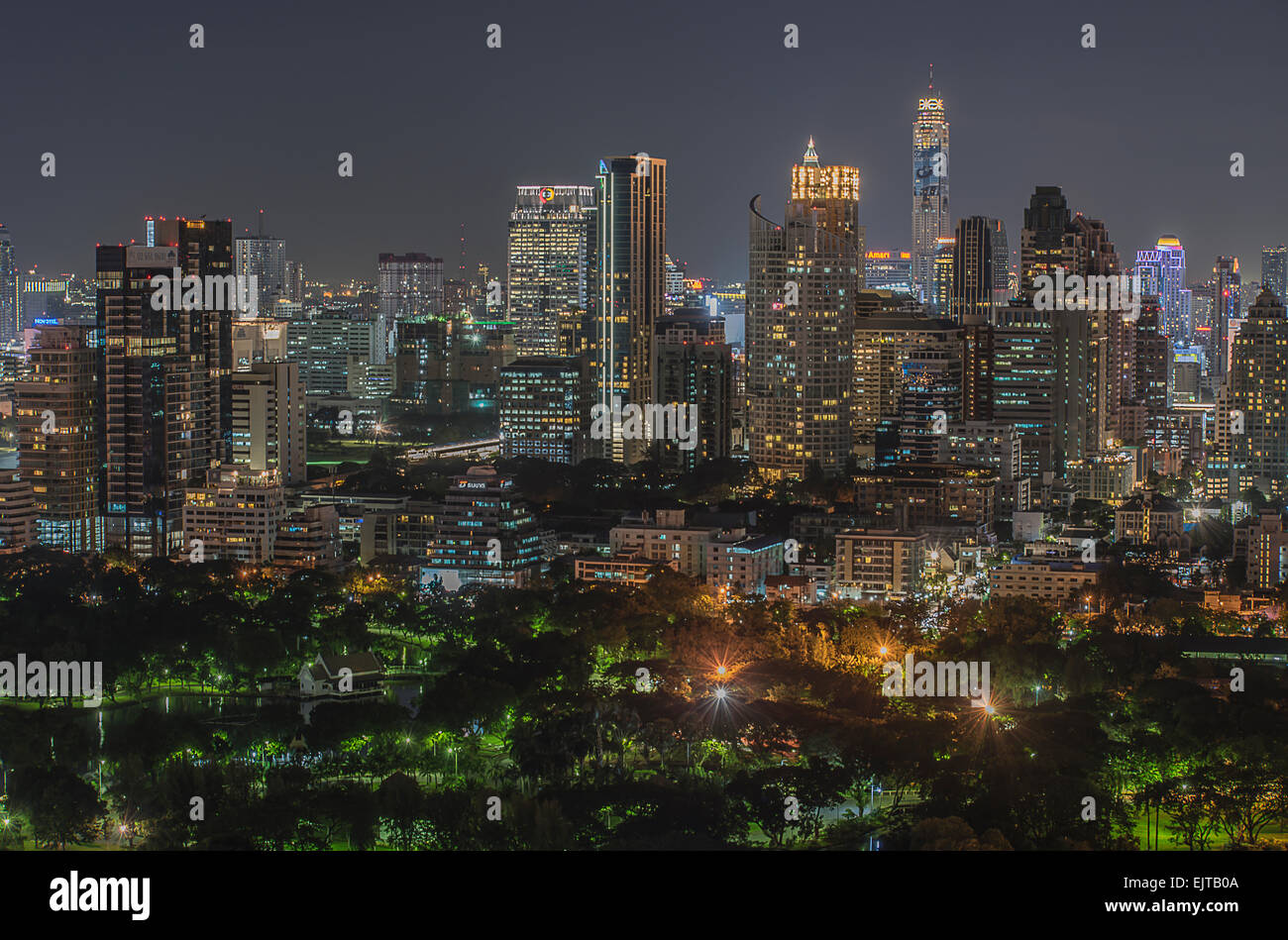 Innenstadt von Bangkok Stockfoto