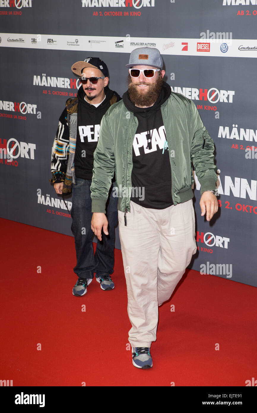Premiere von Maennerhort im Cubix Kino Featuring: MC Fitty, Gast wo: Berlin, Deutschland bei: 26 Sep 2014 Stockfoto