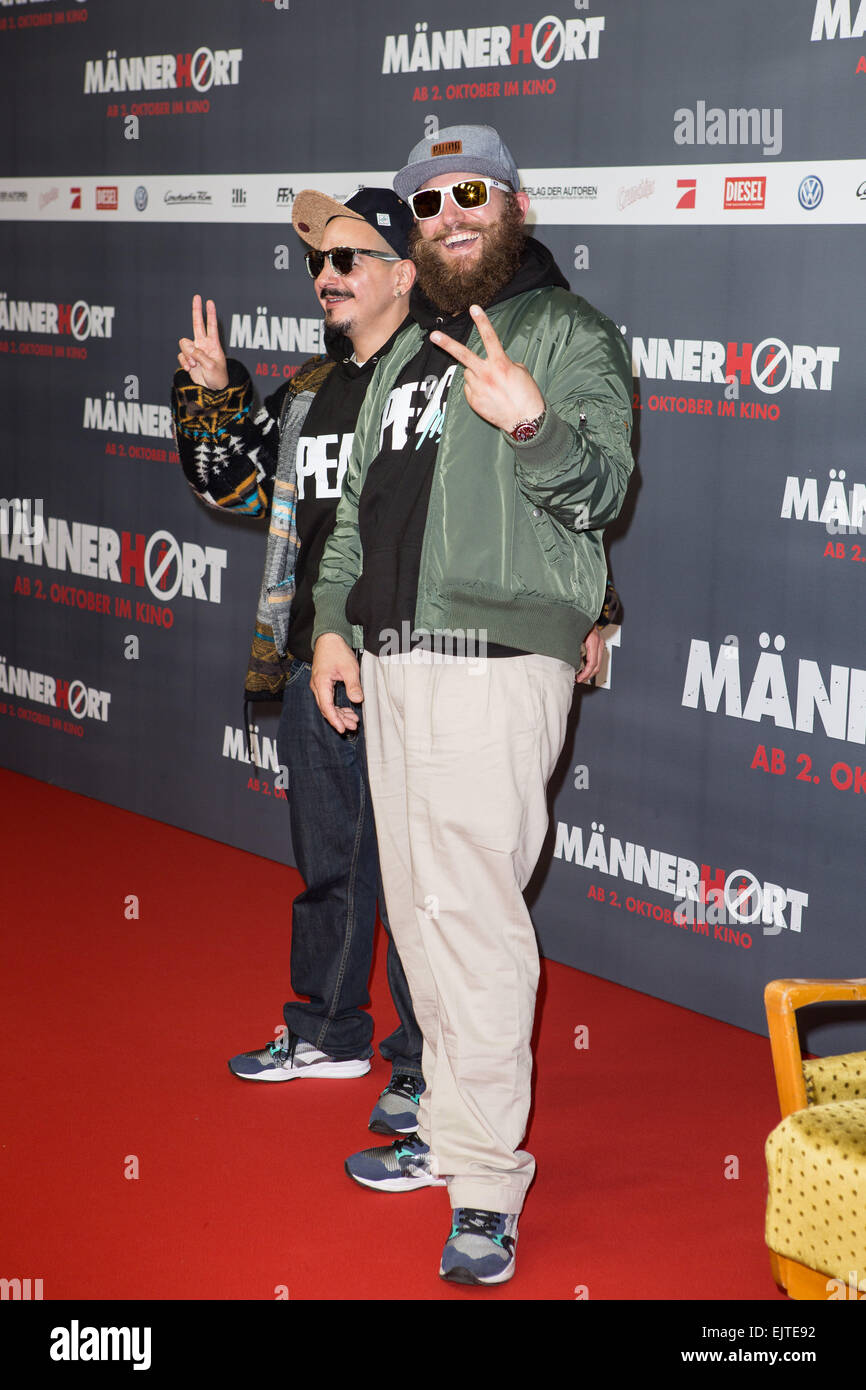 Premiere von Maennerhort im Cubix Kino Featuring: MC Fitty, Gast wo: Berlin, Deutschland bei: 26 Sep 2014 Stockfoto
