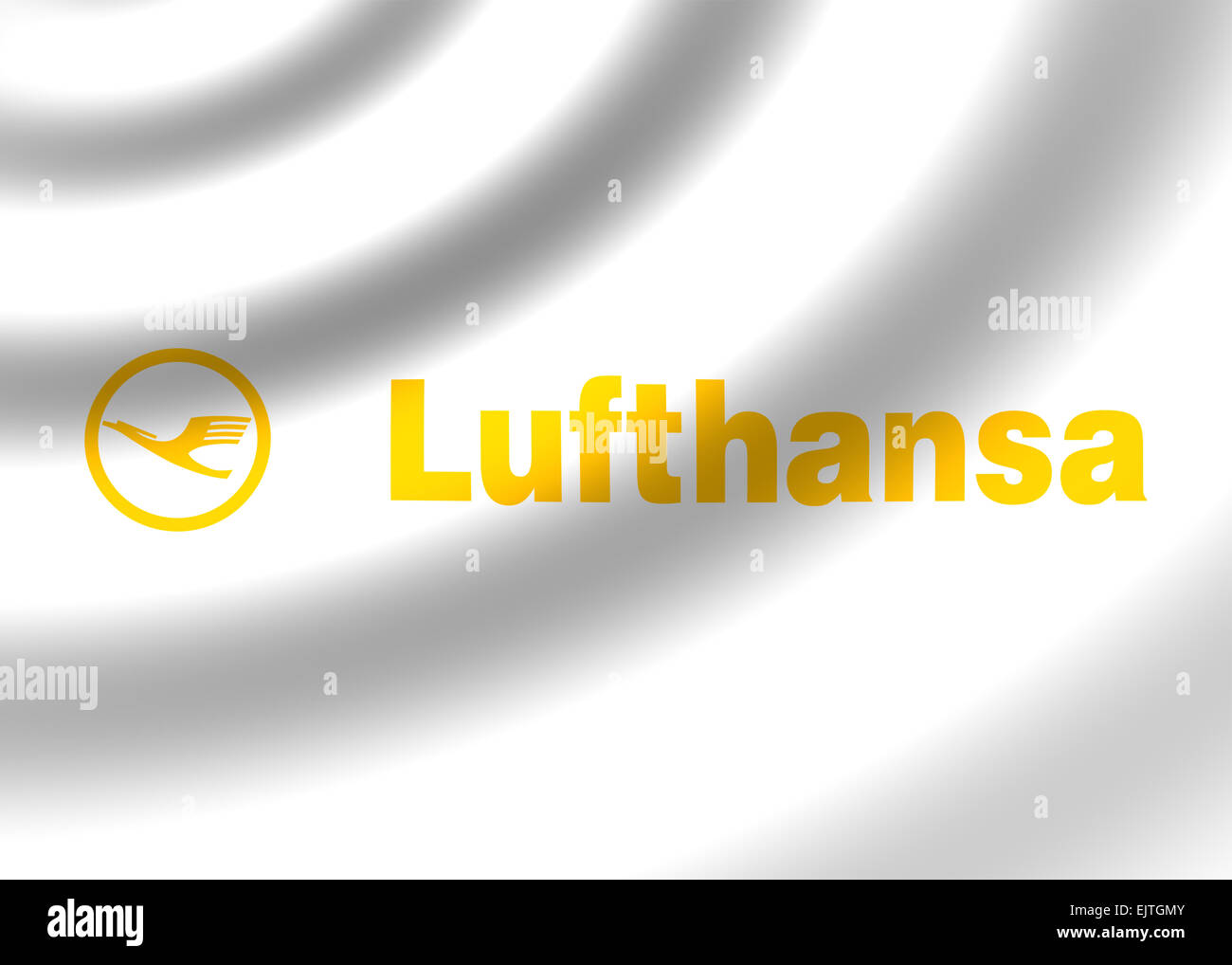 Lufthansa Logo Logo symbol Fahne Emblem Stockfoto