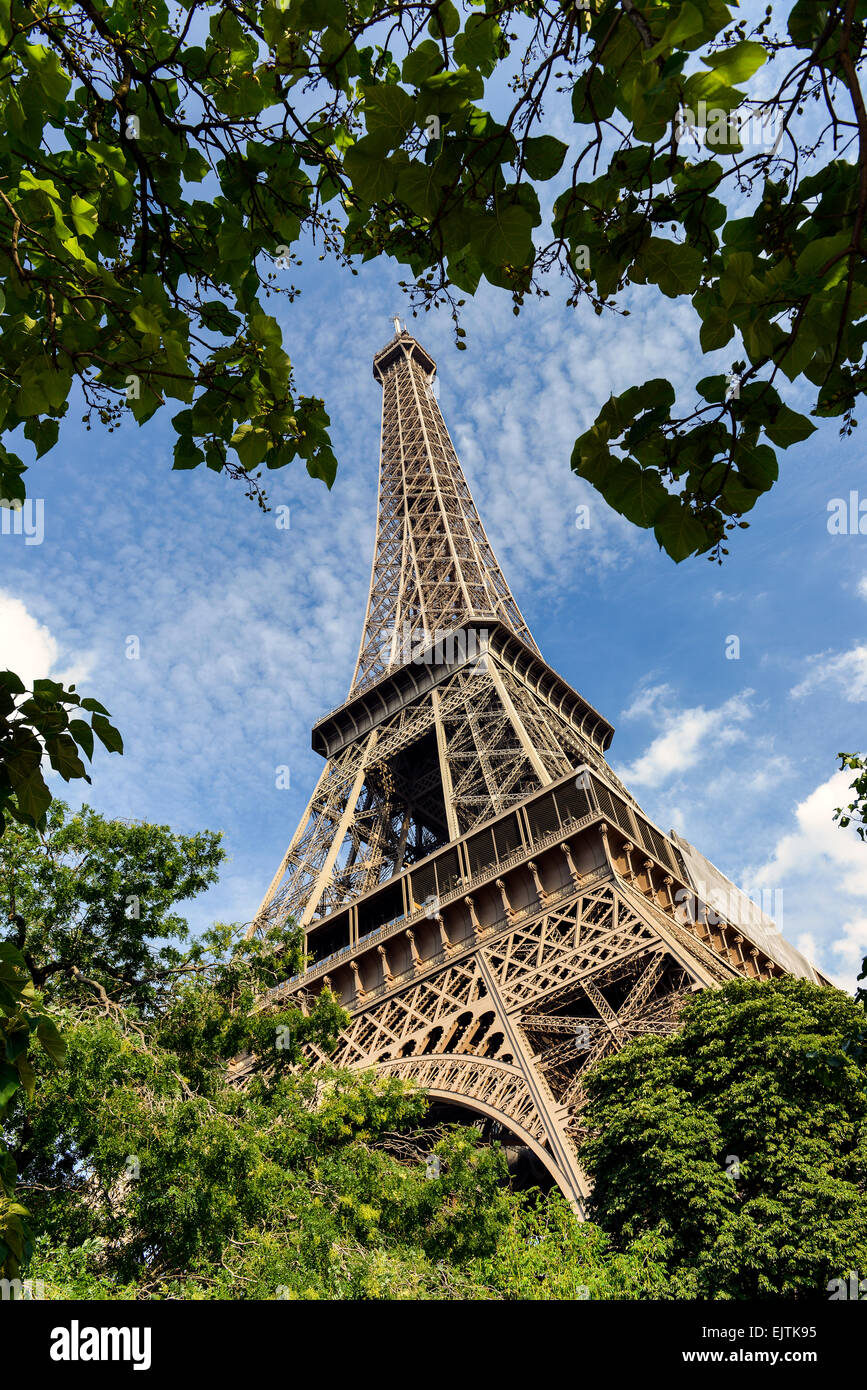 Eiffelturm, Paris, Frankreich Stockfoto