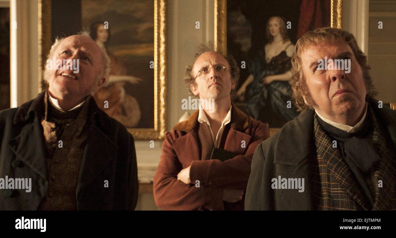 Mr. Turner ist ein 2014 britische, französische und Deutsche biographische Drama Film, Buch und Regie: Mike Leigh und Darsteller Timothy Spall, Dorothy Atkinson, Paul Jesson, Marion Bailey, Lesley Manville und Martin Savage. Der Film bezieht sich auf das Leben und die Karriere des britischen Künstlers J. M. W. Turner (1775 – 1851), die von Spall gespielt wird. Stockfoto