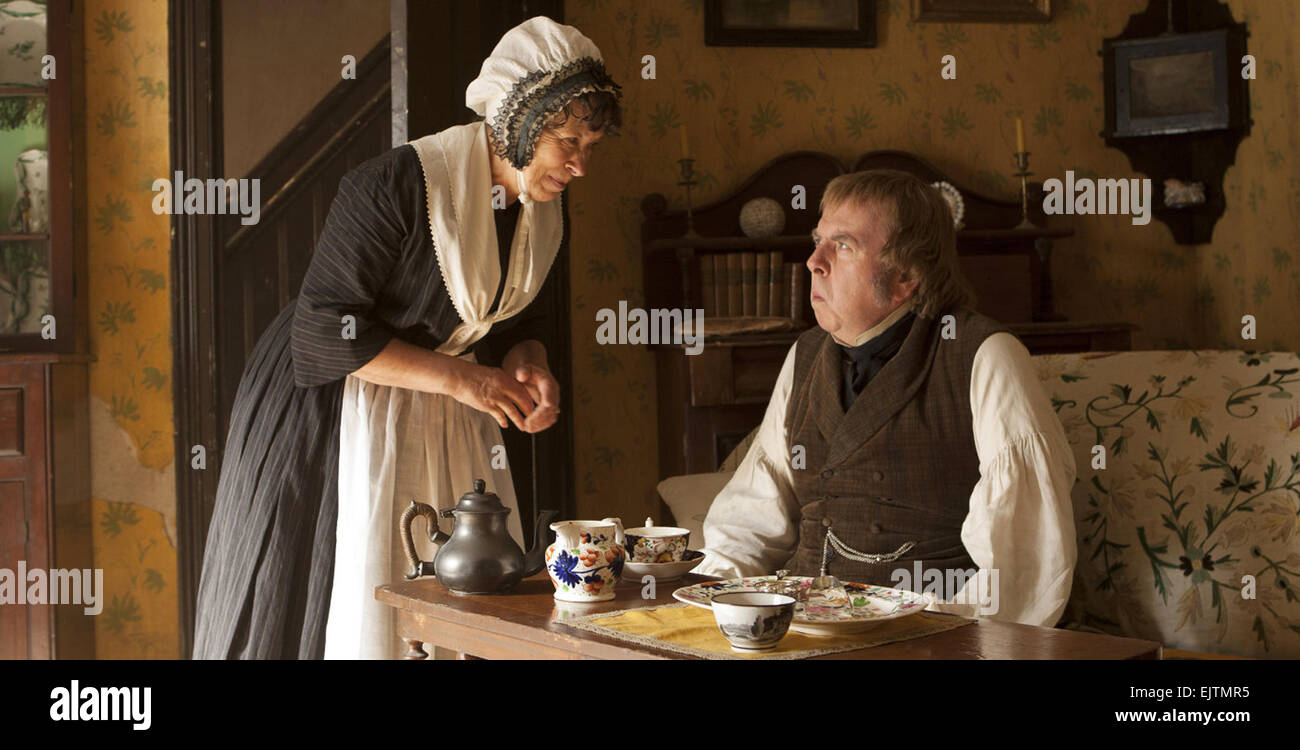 Mr. Turner ist ein 2014 britische, französische und Deutsche biographische Drama Film, Buch und Regie: Mike Leigh und Darsteller Timothy Spall, Dorothy Atkinson, Paul Jesson, Marion Bailey, Lesley Manville und Martin Savage. Der Film bezieht sich auf das Leben und die Karriere des britischen Künstlers J. M. W. Turner (1775 – 1851), die von Spall gespielt wird. Stockfoto